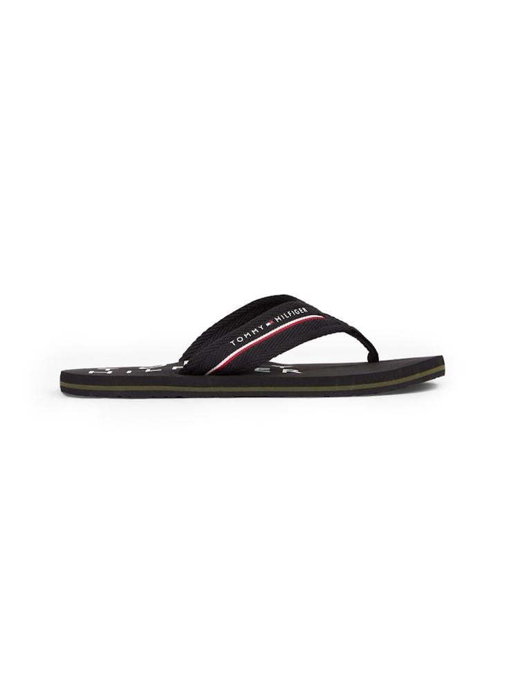 TOMMY HILFIGER - Monogram Thong Brach  Flip Flops - Image 1
