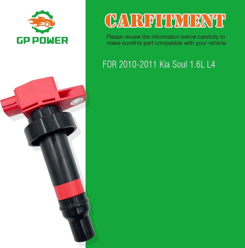 GP POWER Performance Ignition Coil 27301-2B010 Compatible with Kia Soul 1.6L L4 - Image 4