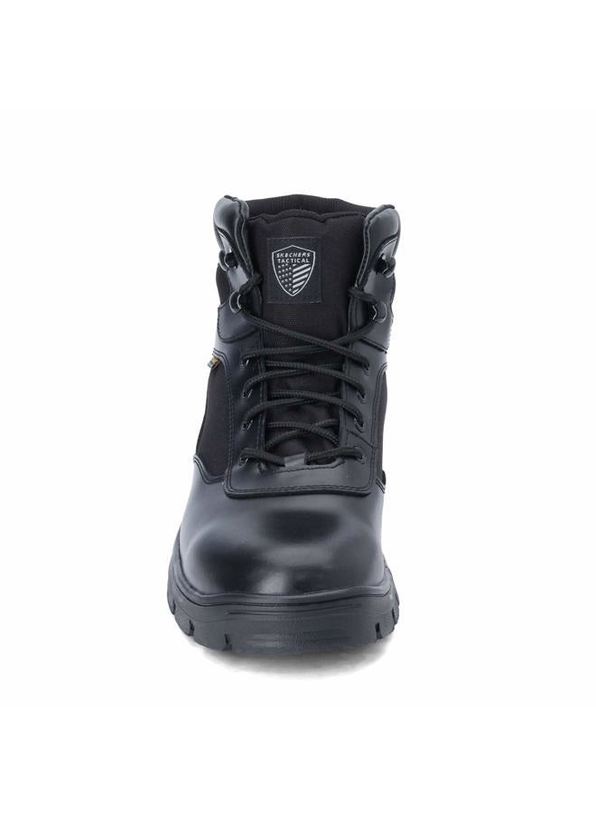 SKECHERS Mens New Wascana-Benen Military and Tactical Boot, Black, 9 UK Wide / 43 EU Wide - Image 3