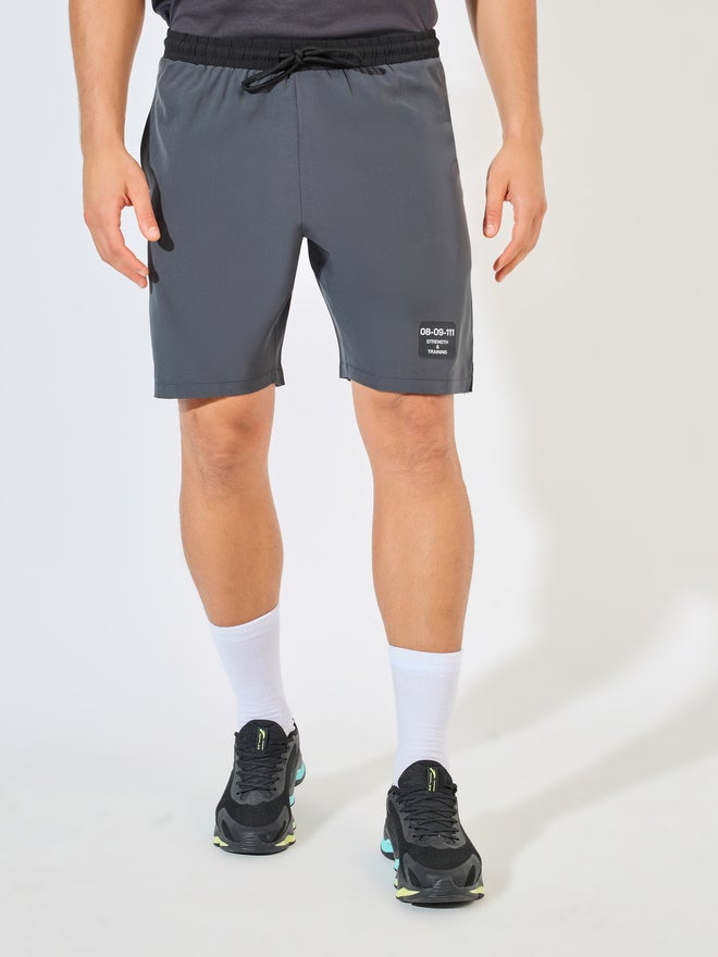 Styli Styli Soft Texture Knit Oversized Training T-Shirt and Workout Shorts Set  - Image 5