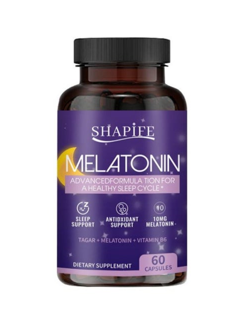 Melatonin Fast Dissolve  Nighttime Sleep Aid Natural Berry Flavor Vegetarian, Non-Gmo, Gluten Free，Tablets，Fast Sleep Aid， Sound Sleep Capsules 60 Tablets