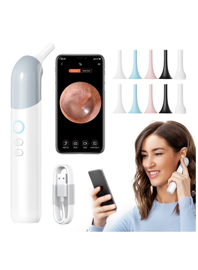 TEKNOWORTH Wireless Digital Otoscope - Ear inspection camera - 3.2mm Ultra-Thin Camera with LED Light, WiFi Visual Inspection Tool for Adults, Kids & Pets, Ear canal viewer, Veterinary otoscope, High-Resolution Ear Scope for Everyday Use  - Image 1