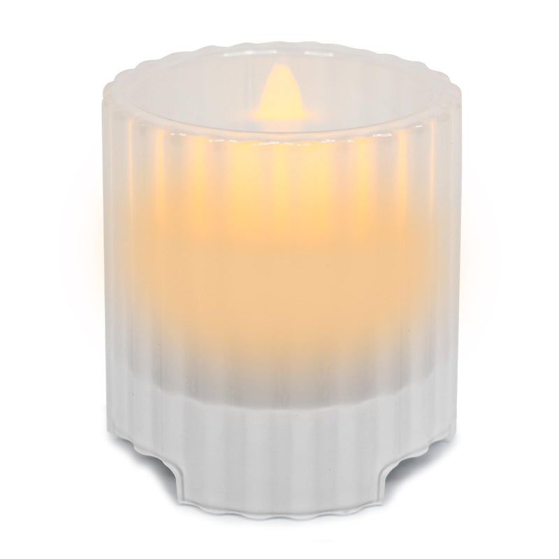 iHome Flameless Candle with Bluetooth Speaker LED Candle with Rechargeable Battery Ideal for Stylish Home Dcor White iBT100 - Image 2