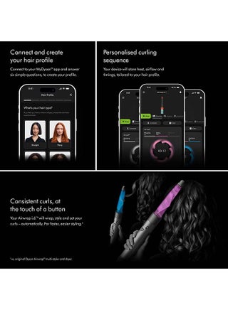 Airwrap i.d.™ multi-styler and dryer - Curly+Coily (Ceramic Pink/ Rose Gold) Ceramic Pink/ Rose Gold - view 5
