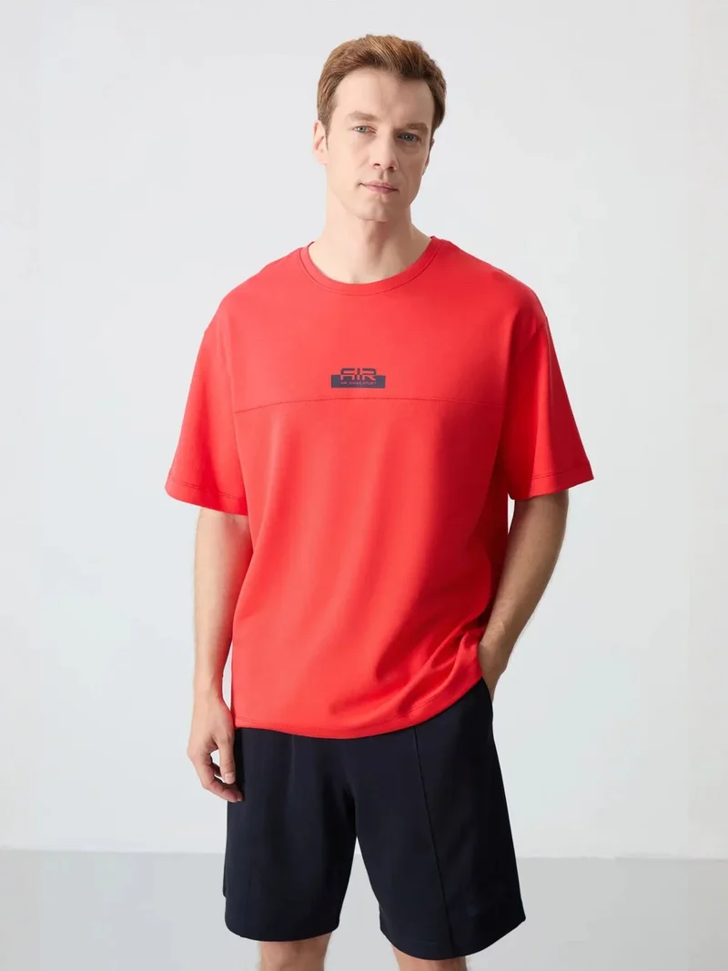 تومي لايف TOMMY Men's Oversized T-Shirt And Shorts Set
