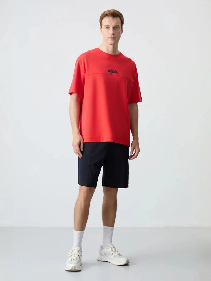 تومي لايف TOMMY Men's Oversized T-Shirt And Shorts Set