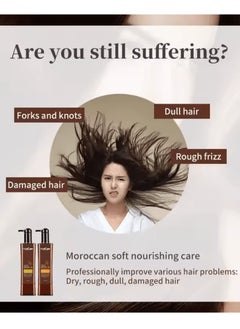 Maxcare Maxcare Moroccan Argan Oil Hair Care Duo 800ml – Moisturizing Shampoo & Conditioner  - Image 2