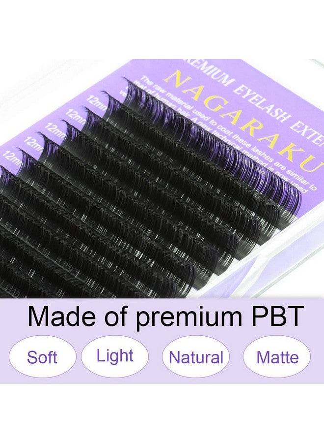 نجراكو 5 صواني ملحقات رموش رموش فردية 0.20 مم C حليقة 9/10/11/12/13 مم في حزمة واحدة كلاسيكية غير لامعة سوداء طبيعية احترافية من فرو المنك الصناعي 16 صفًا - Image 5