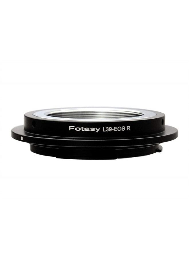 Fotasy - Leica M39 Lens to Canon EOS RF Mount Adapter, Adjustable, M39 EOS R Adapter, 39mm LTM Lens Adapter, Compatible with Canon EOS R Mirrorless Camera EOS R RP Ra R3 R5 R6 R7 R10 - Image 1