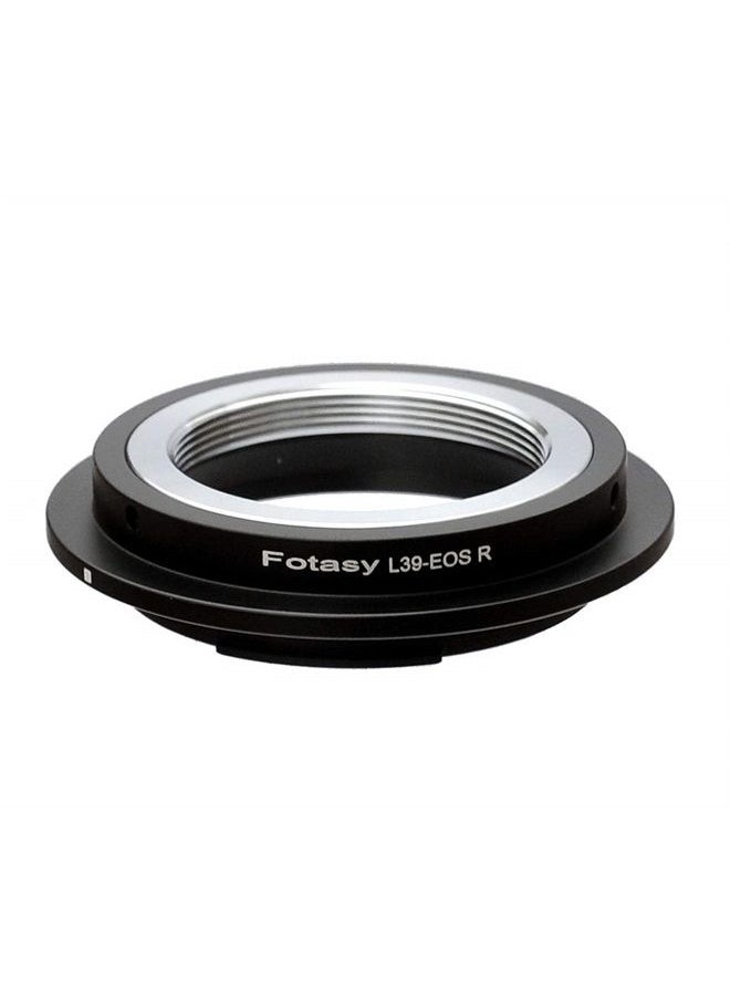 Fotasy - Leica M39 Lens to Canon EOS RF Mount Adapter, Adjustable, M39 EOS R Adapter, 39mm LTM Lens Adapter, Compatible with Canon EOS R Mirrorless Camera EOS R RP Ra R3 R5 R6 R7 R10 - Image 1
