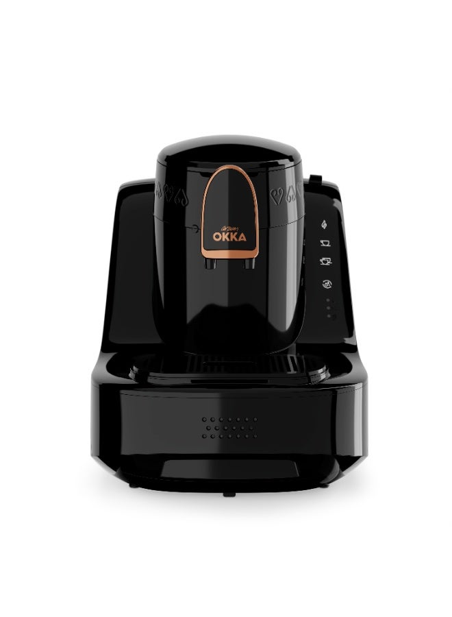 ARZUM OKKA ELIT COFFEE MACHINE (BLACK-COPPER)-OK0040-26 COFFEE MACHINE - Image 1