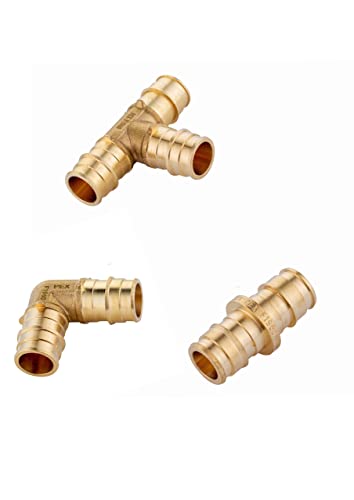 EFIELD (Pack of 30) Efield 1/2 Inch Pex A Full Flow Expansion Fitting Bundles: Tee "T", Elbow and Coupling 10 Pieces each, F1960,(PEX1960108) - Image 5
