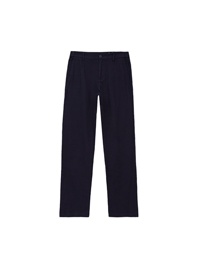 Cedro Regular Fit Men's Pants - Breathable Cotton-Linen Blend - Image 2