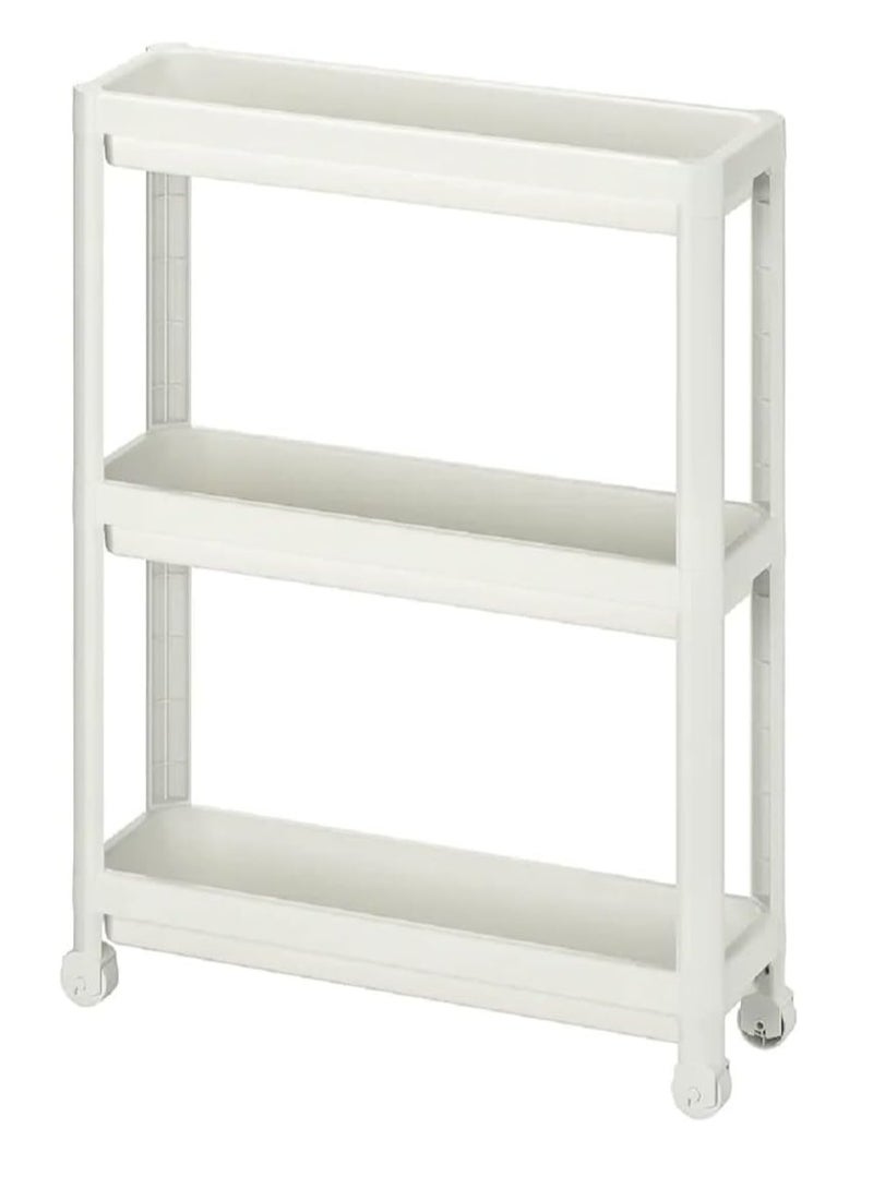 آيكيا فراكتا عربة تخزين متحركة للمطبخ ابيض - Image 1