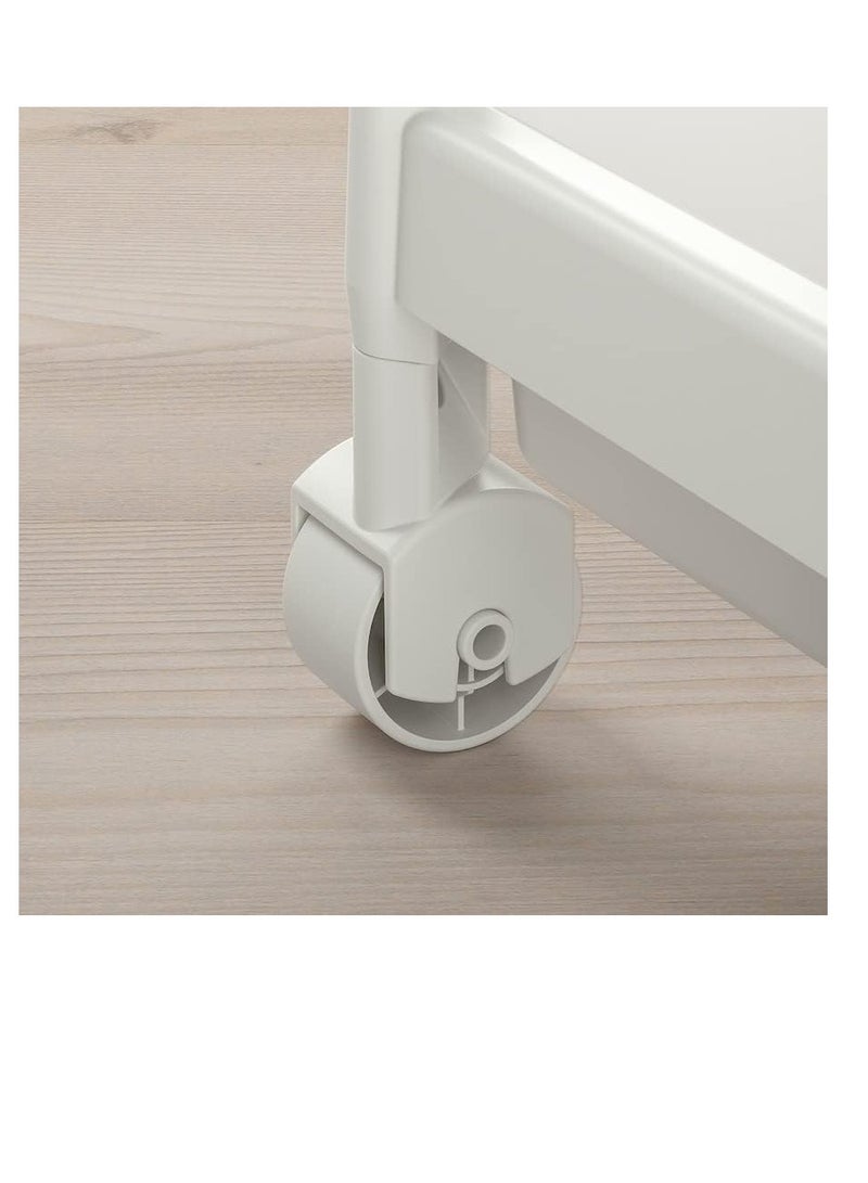 آيكيا فراكتا عربة تخزين متحركة للمطبخ ابيض - Image 3