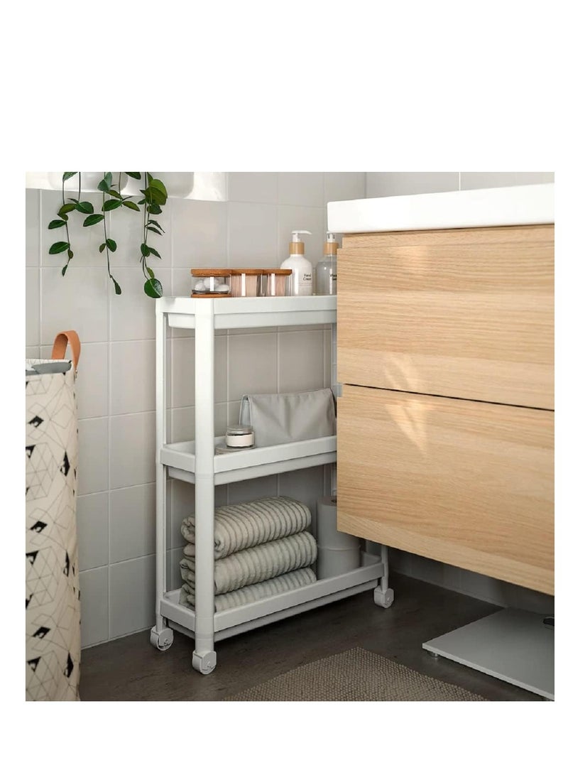 آيكيا فراكتا عربة تخزين متحركة للمطبخ ابيض - Image 4