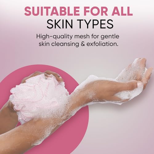 Vega Everyday Bath Sponge | Body Scrubber for Men & Women | Soft Loofah for Gentle Cleansing & Exfoliation | For Exfoliating & Cleansing Skin |For Women & Men | BA-3/10 - Image 5