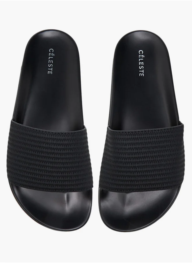 Celeste Women's Textured  Slip-On Slides