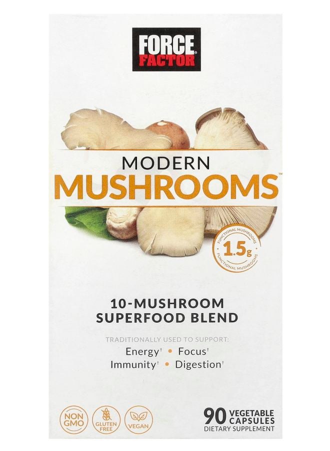 Force Factor Modern Mushrooms™ 90 Vegetable Capsules - Image 1