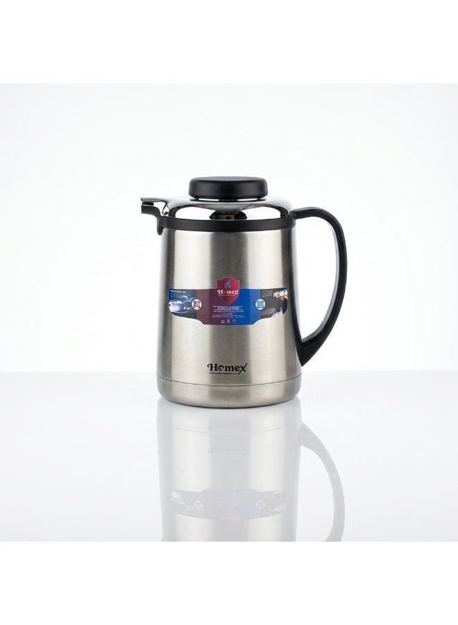 Homex Stainless Steel Tea Coffee Vacuum Flask Thermos 1L, Double Wall Insulation Hot Cold Water/Tea/Coffee Flask BPA-Free Leak-Proof for Home Office Outdoor - Image 2