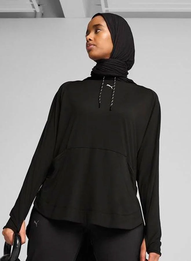 PUMA puma black Essential Modest Hoodie for Women | Best Price UAE