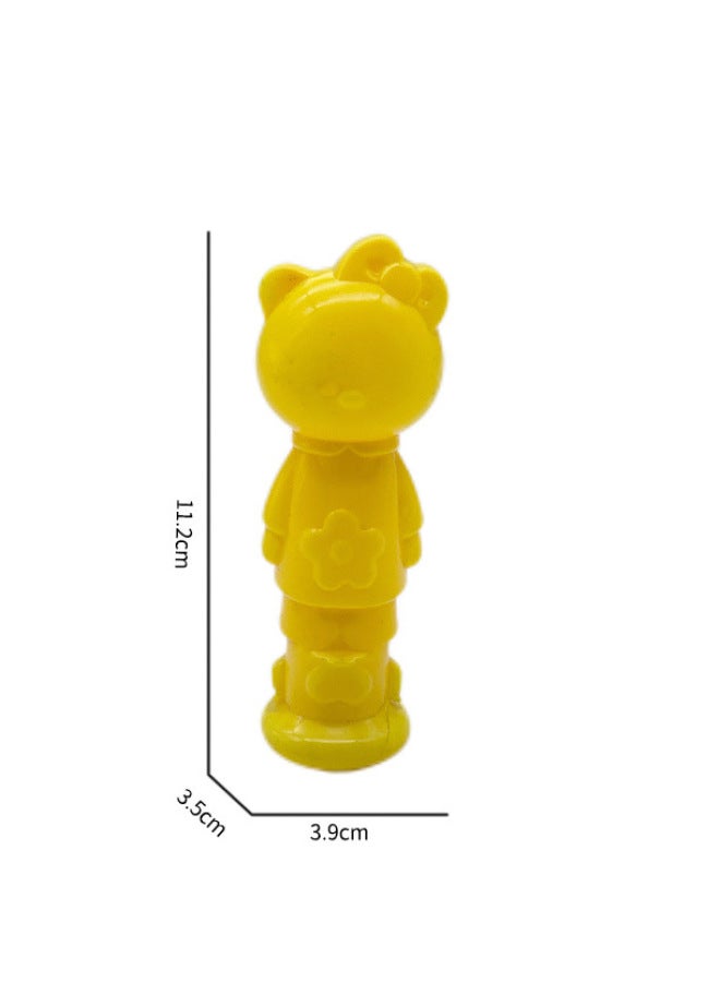 Manufacturers PVC Large Laundry Detergent Bottle Skin Care Bottle Dropper Bottle Suit Cosmetic Bottle Sugar Play Tide Play Ornaments, Etc.-Color:Bubble Wand Handle Pvc Doll Styling Bottle  - Image 1