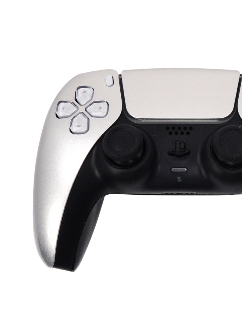 CRAFT by MERLIN PAINTED PLAY STATION 5 DUAL SENSE WIRELESS CONTROLLER METALLIC SILVER - Image 5
