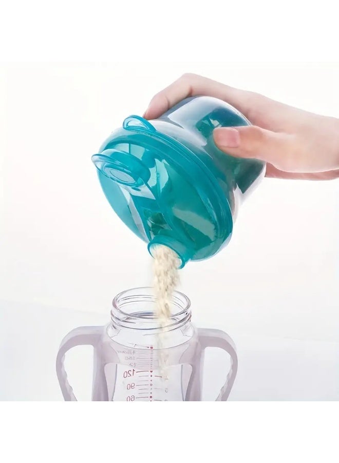Rotating Milk Powder Box - Portable, Dishwasher Safe Flip Design, Rotatable Lid Design | Durable Plastic - Image 1