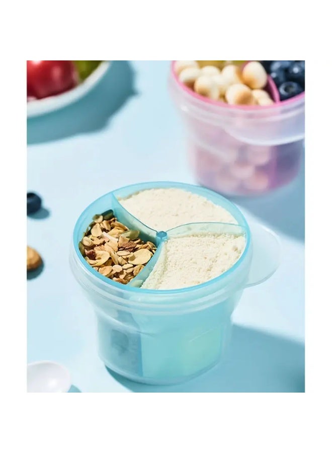 Rotating Milk Powder Box - Portable, Dishwasher Safe Flip Design, Rotatable Lid Design | Durable Plastic - Image 3