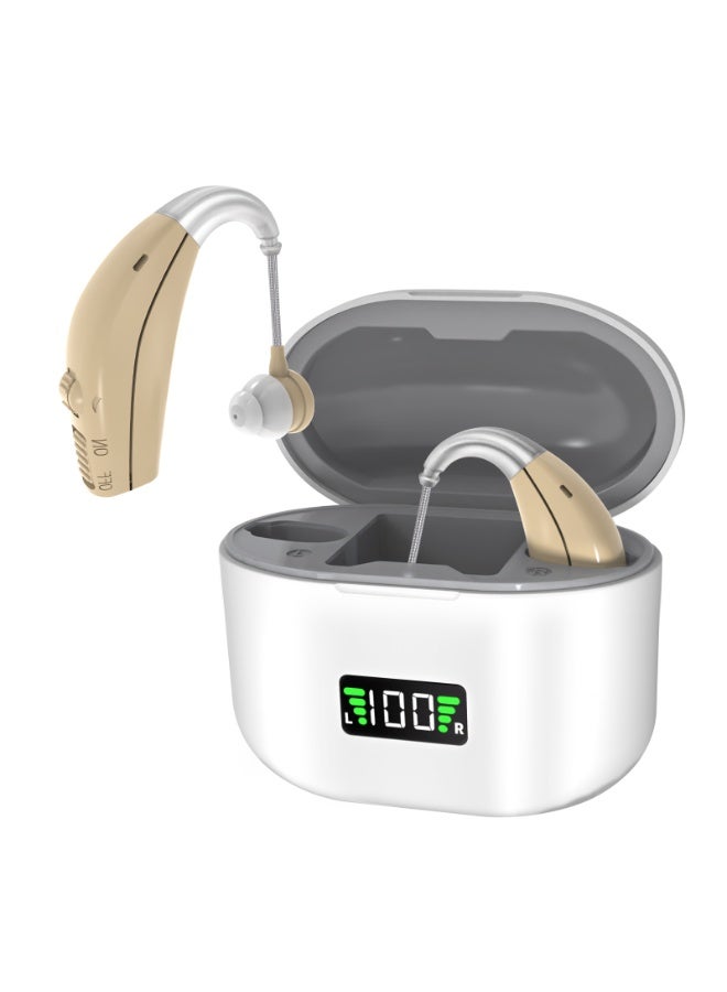 Rechargeable Portable Hearing Aids for the Elderly Simple Operation Buttons - Image 1