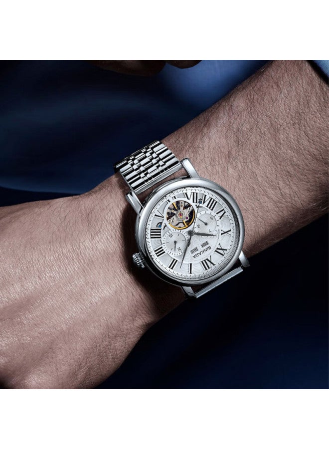 Binkada Men's Mechanical Watch Fully Automatic Multifunctional Skeleton Waterproof Top Ten Brand Trendy Valentine's Day Gift - Image 5