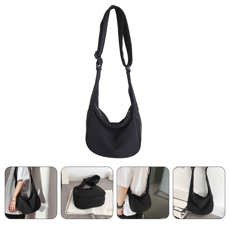 Adjustable Nylon Shoulder Bag Pouch Large Capacity Handbag Shoulder Bag Phone Bag - Image 3