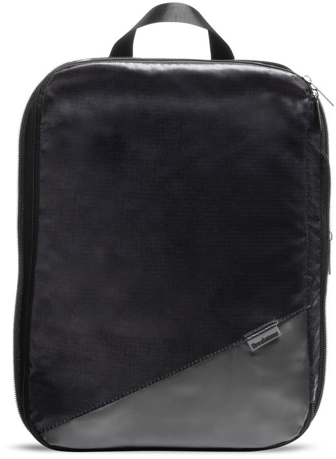 بروكستون مجموعة مكعبات ضغط التعبئة من بروكستون - قطعتان صغيرتان ومتوسطتان لتنظيم حقائب السفر المحمولة وأكياس الضغط، أسود - Image 3