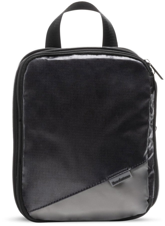 بروكستون مجموعة مكعبات ضغط التعبئة من بروكستون - قطعتان صغيرتان ومتوسطتان لتنظيم حقائب السفر المحمولة وأكياس الضغط، أسود - Image 4