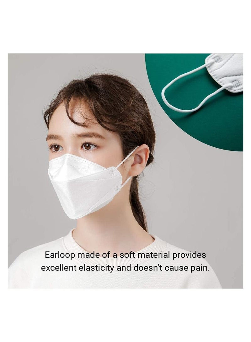 Dr. Puri KF94 Micro-Dust Protection Face Mask (White) PFE 94% (20pcs Individually Sealed /box) (Medium) - Image 4