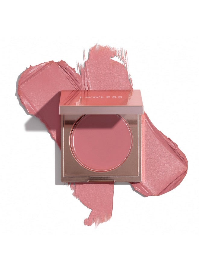 LAWLESS Pinch My Cheeks Soft-Blur Cream Blush - Angel - Premium Blush with Natural Ingredients to Re-Energize and Protect the Skin While Imparting a Soft, Cloudy Finish - 0.18 oz - Image 1