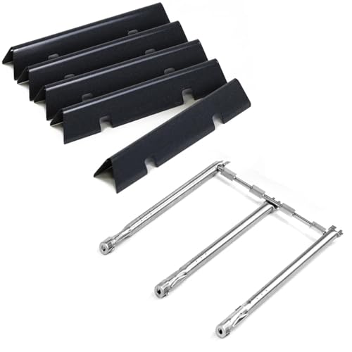 FORYEYC Spirit e310 Replacement Parts for Weber Spirit II E-310 E-320 E-330 S-310 S-320 S330 with Front Control, 7636 Flavorizer Bars & 69787 Grill Burner for Weber Spirit 2 Grill with GS4, Spirit II 300 - Image 1