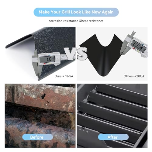 FORYEYC Spirit e310 Replacement Parts for Weber Spirit II E-310 E-320 E-330 S-310 S-320 S330 with Front Control, 7636 Flavorizer Bars & 69787 Grill Burner for Weber Spirit 2 Grill with GS4, Spirit II 300 - Image 5