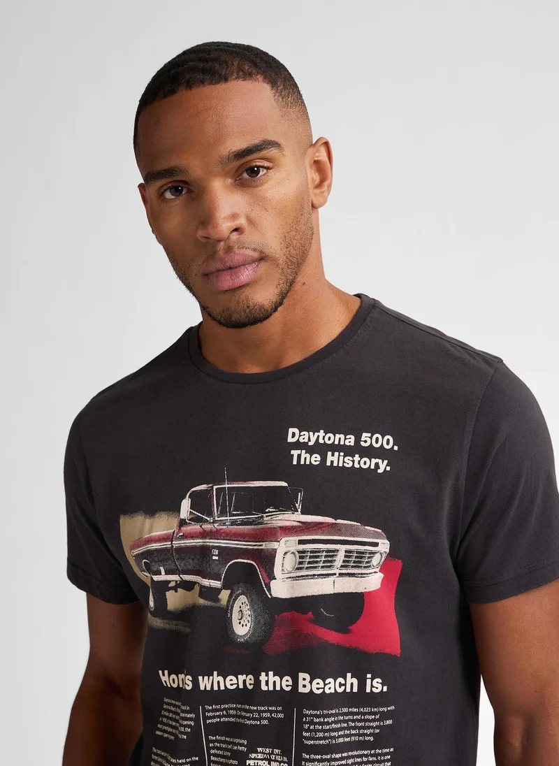 Petrol Industries Men T-Shirt SS Photo Print