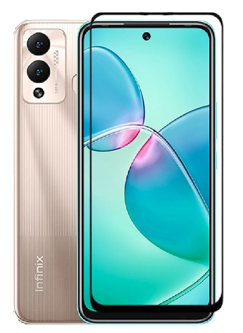 AINA Tempered Glass Screen Protector 5D Designed For Infinix Hot 12 Play Full Glue Edge to Edge Full Screen Coverage And Bubble Free - Image 1