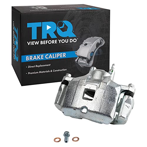 TRQ Front Left Brake Caliper w/Bracket Drivers Side Compatible with 2008-2016 Mitsubishi Lancer 2007-2017 Outlander 2011-2016 Outlander Sport - Image 1