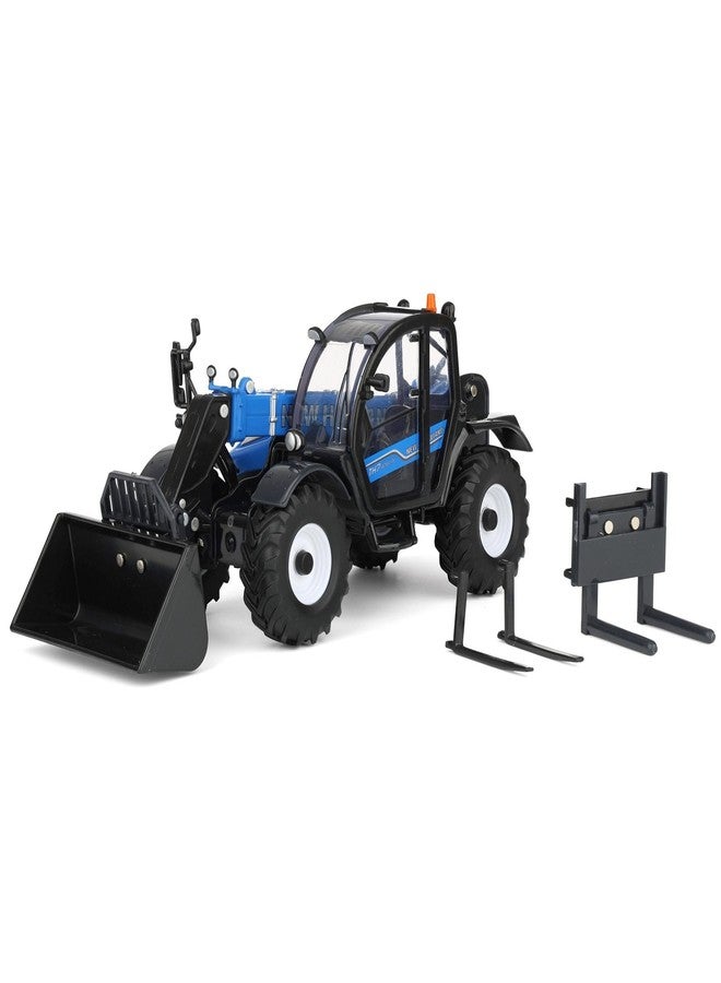 ERTL 1/32 New Holland Blue TH7.42 Telehandler with (3) Attachments 61037 - Image 1