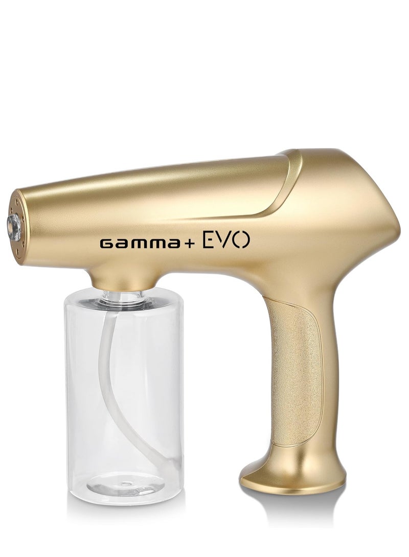 GAMMA+ Evo Nano Mister Cordless Portable Water Sprayer, Disinfect Mist, USB-C Rechargeable for Barber, Salon, Home Use, Gold - Image 1