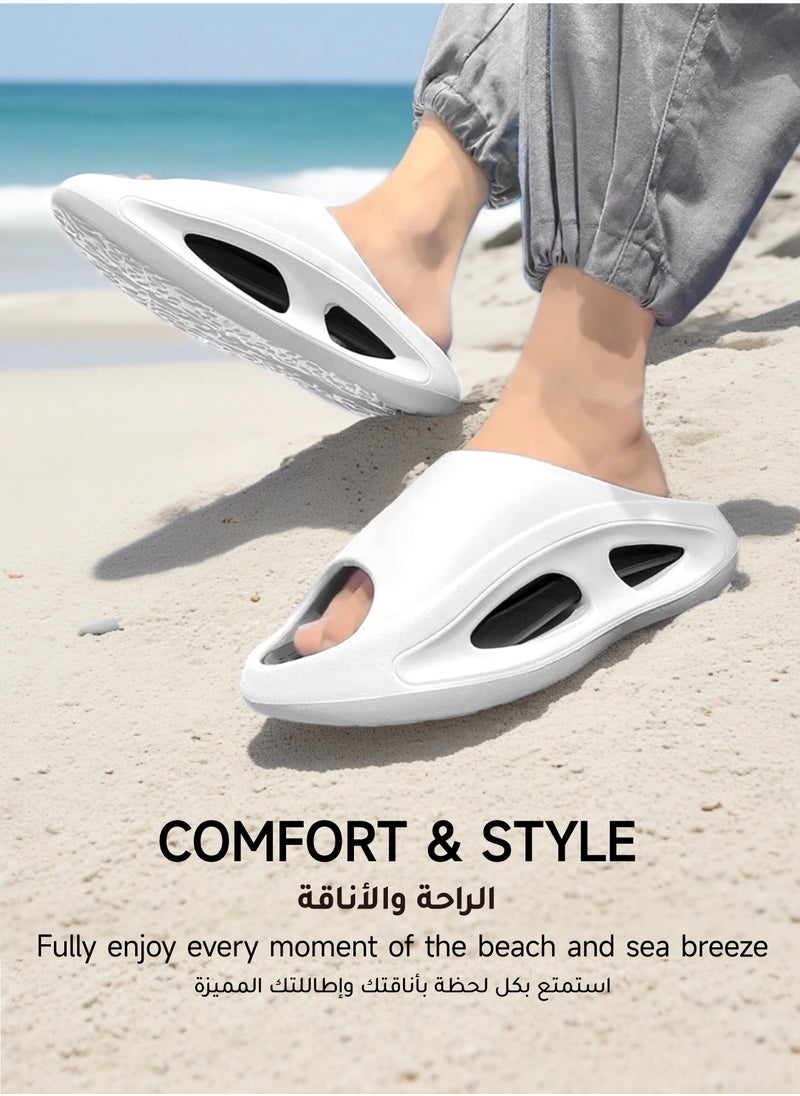 AL-WAHA AL-ZHABIA - unisex-cloud-comfort-eva-foam-sandals-anti-slip-thick-platform-beach-pool-indoor-shoes（40-41） - Image 1