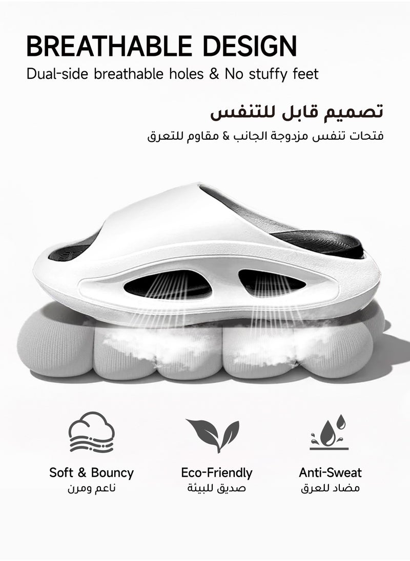 AL-WAHA AL-ZHABIA - unisex-cloud-comfort-eva-foam-sandals-anti-slip-thick-platform-beach-pool-indoor-shoes（40-41） - Image 1