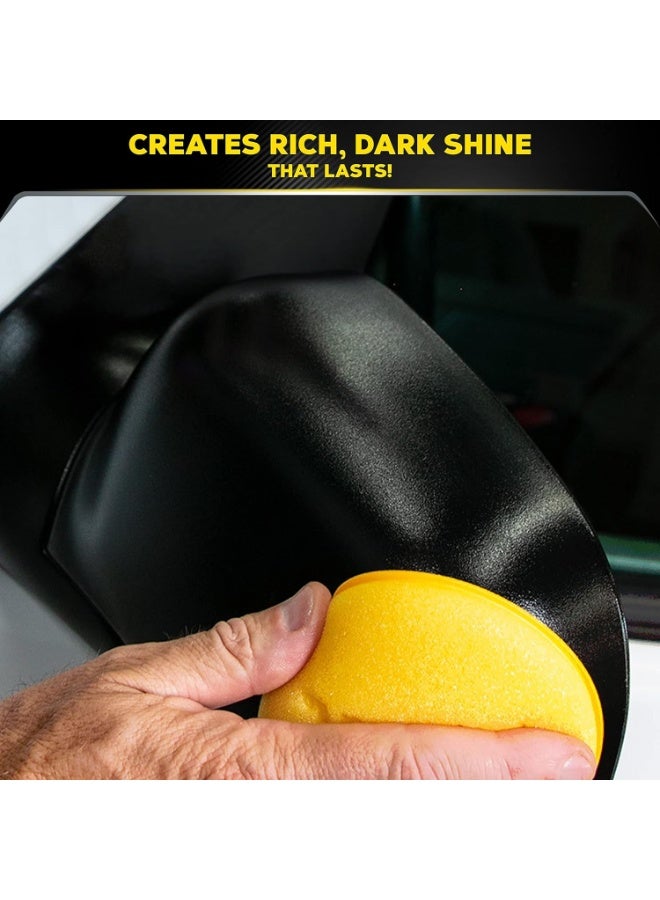 Nora Combo 2 pcs NORA Plastic Restorer N-258 (500ml) Restores Faded Plastic, Vinyl & Rubber UV Protection & Long-Lasting Shine For Bumpers, Trims, Mirrors & Exterior Panels Car Detailing Spray Polish - Image 2