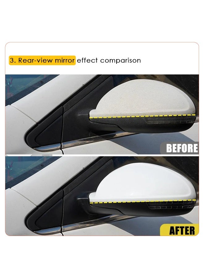 Nora Combo 2 pcs NORA Plastic Restorer N-258 (500ml) Restores Faded Plastic, Vinyl & Rubber UV Protection & Long-Lasting Shine For Bumpers, Trims, Mirrors & Exterior Panels Car Detailing Spray Polish - Image 5