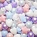 TRENDPLAYBall Pit Balls Star and Heart Shapes for Toddlers 100 Count Plastic Balls for Ball Pit Fun and Play PinkBluePurple - Image 3