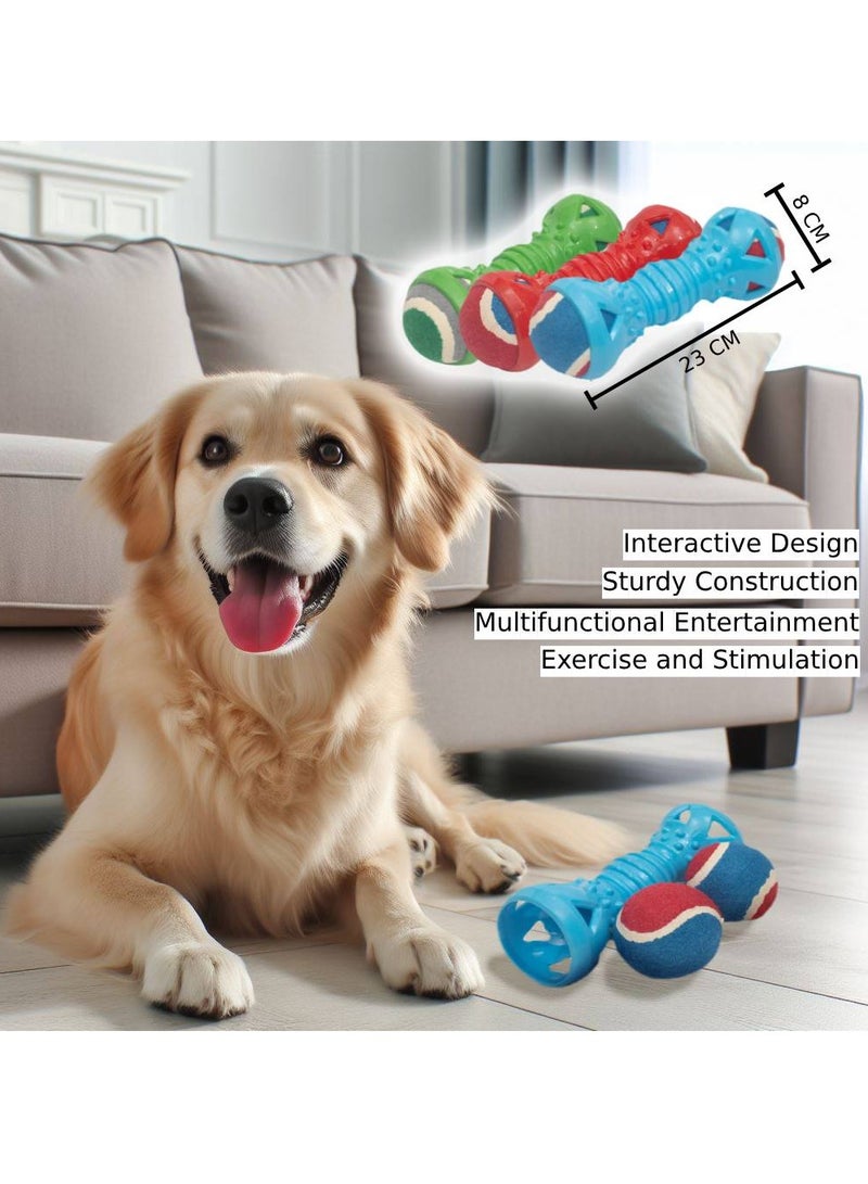 PL - 2-Ball Handle/Dumbells - Red - Image 1