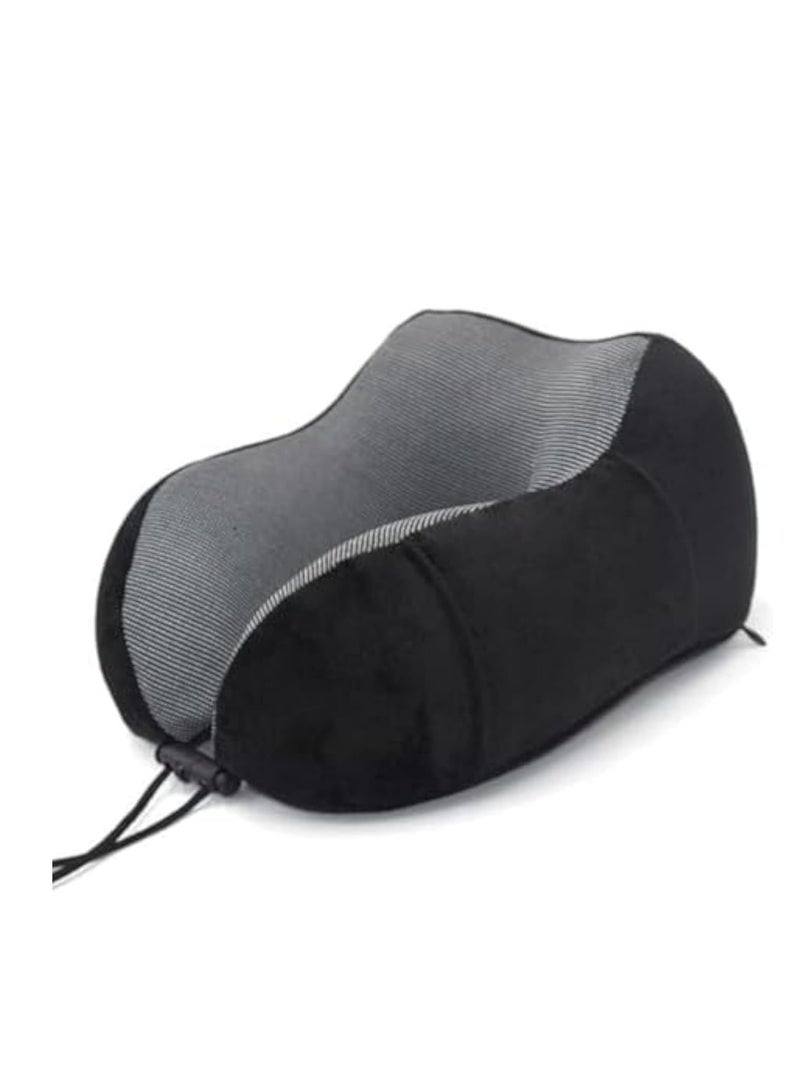 An innovative neck pillow with a zippered pouch that combines comfort and organization. Not only will it relax your neck while traveling or sitting for long periods, it will also keep your small items within easy reach. - Image 1